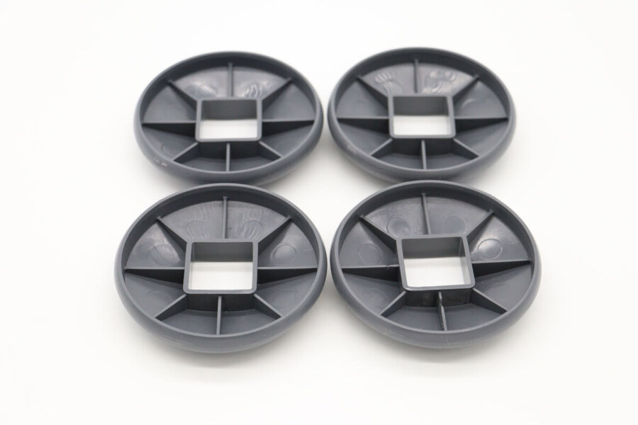 Maxima TRAY TROLLEY / DINING CART – Rad Bumper (Set aus 4) · 09348679