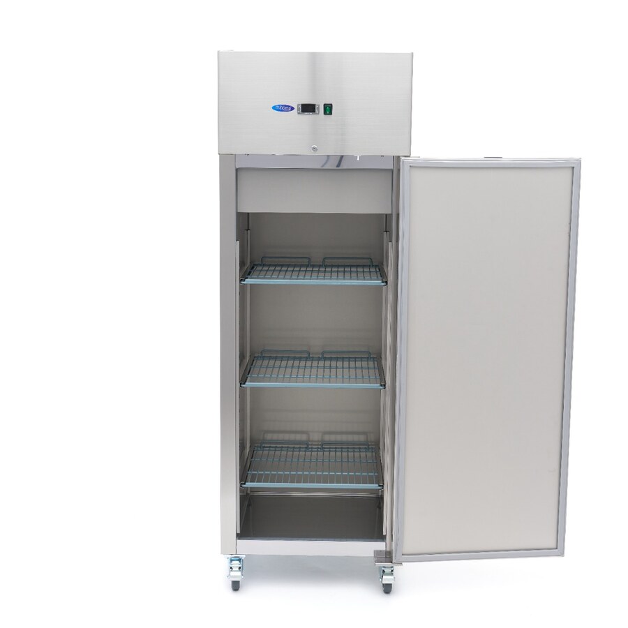 Maxima Kühlschrank · 400 l · 3 Einstellbare Regale · Rostfreier Stahl · auf Rädern · 09400131