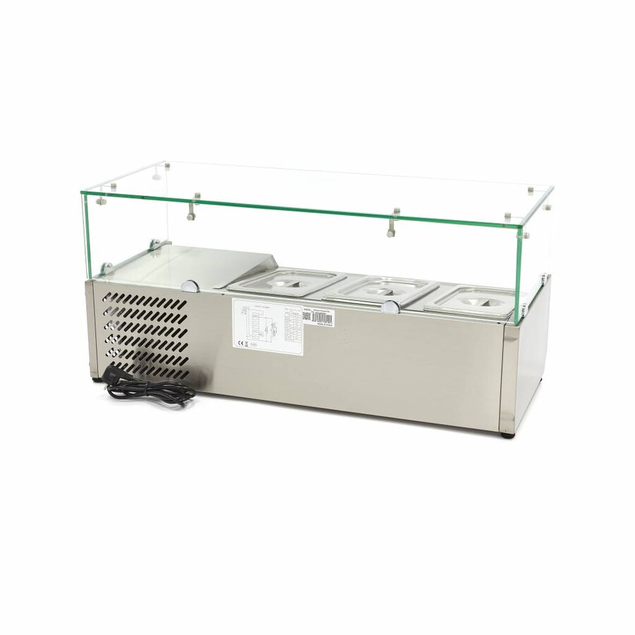 Maxima Aufsatzkühlvitrine · 95 cm · Passt 3 x 1/3 GN · 09400317