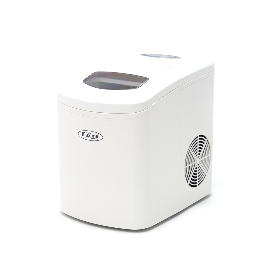 Maxima Eiswürfelmaschinen · 10-12 kg/Tag · Kugelwürfel · Luftgekühlt · Weiß