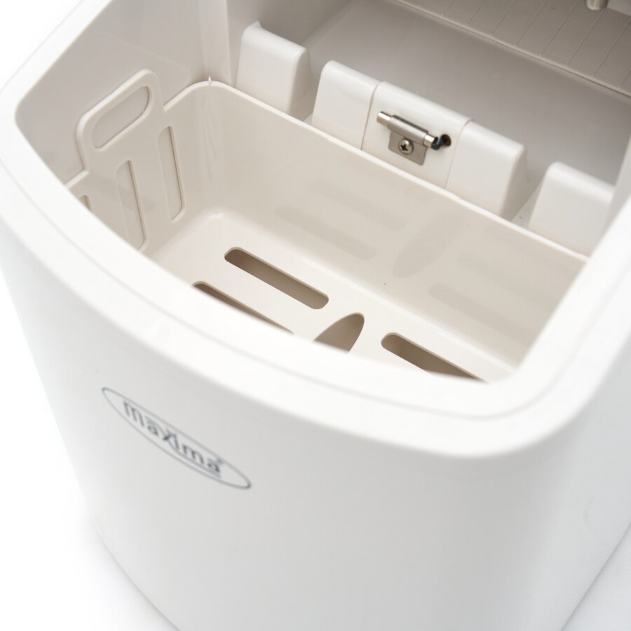 Maxima Eiswürfelmaschinen · 10-12 kg/Tag · Kugelwürfel · Luftgekühlt · Weiß · 09100505