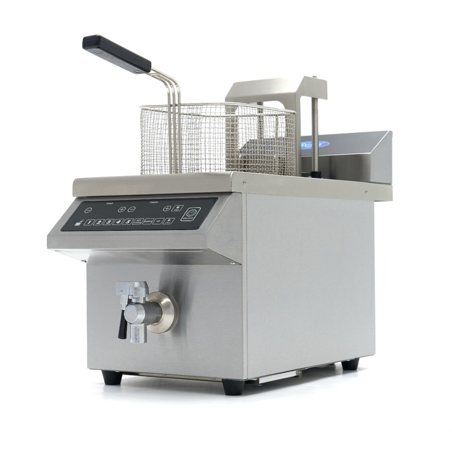Maxima Frituurpan · 8 L · 1 Mand · Inductie · Liftsysteem · met Tapkraan