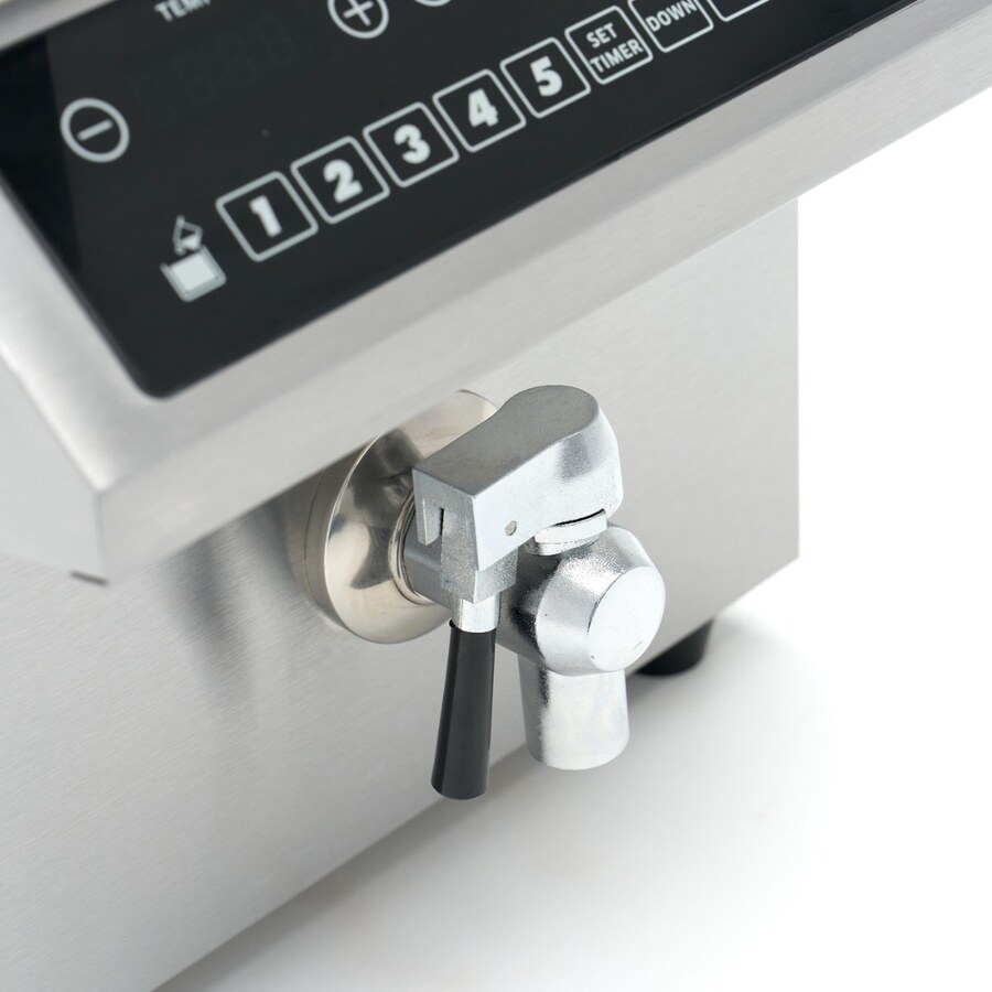 Maxima Frituurpan · 8 L · 1 Mand · Inductie · Liftsysteem · met Tapkraan · 09371450