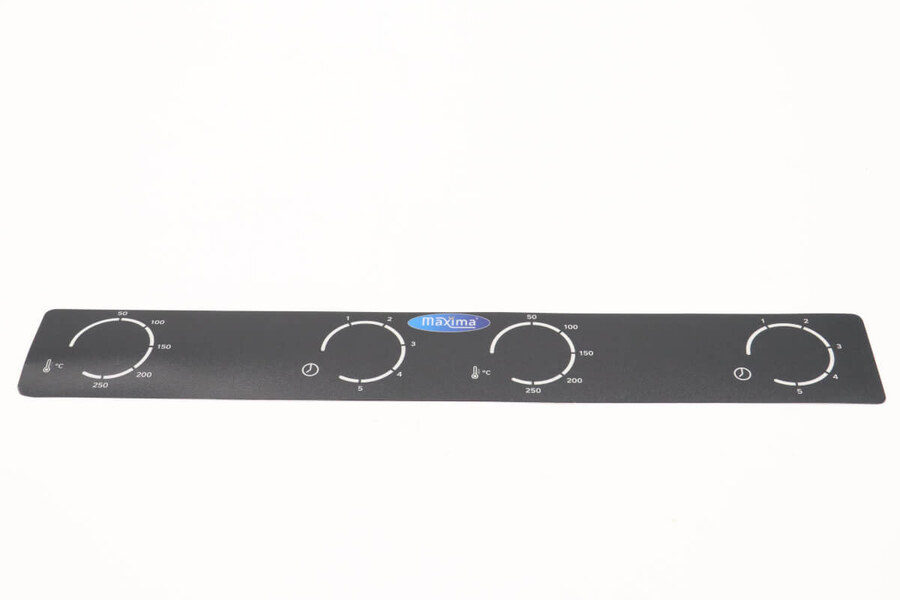 Maxima CONTROL PANEL STICKER – D 09374400