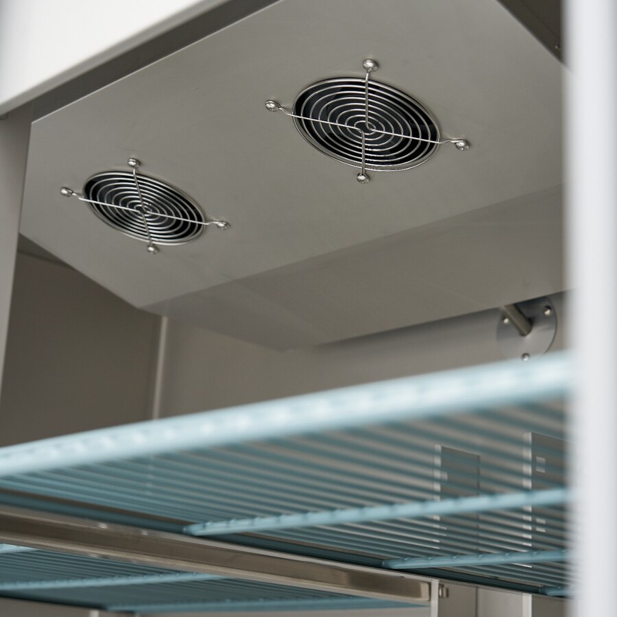 Maxima Kühlschrank · 1200 l · 6 Einstellbare Regale (2/1 GN) · Edelstahl · auf Rädern · 09400012