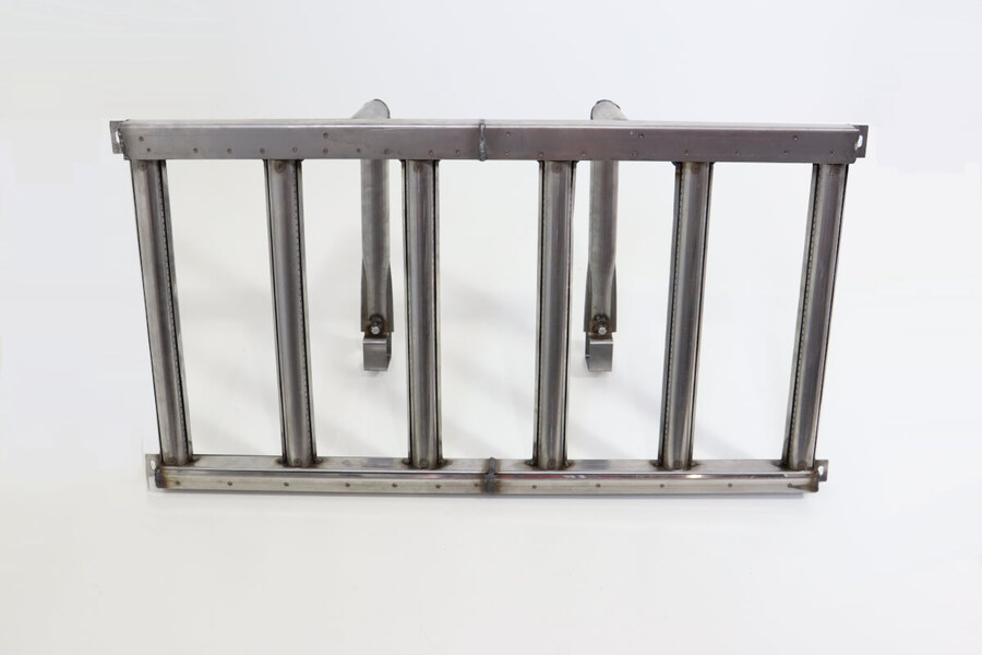 Maxima M900 GAS TILTING BRATT PAN 130L – Brenner Edelstahl Rohr W 6 Arm · 09398813