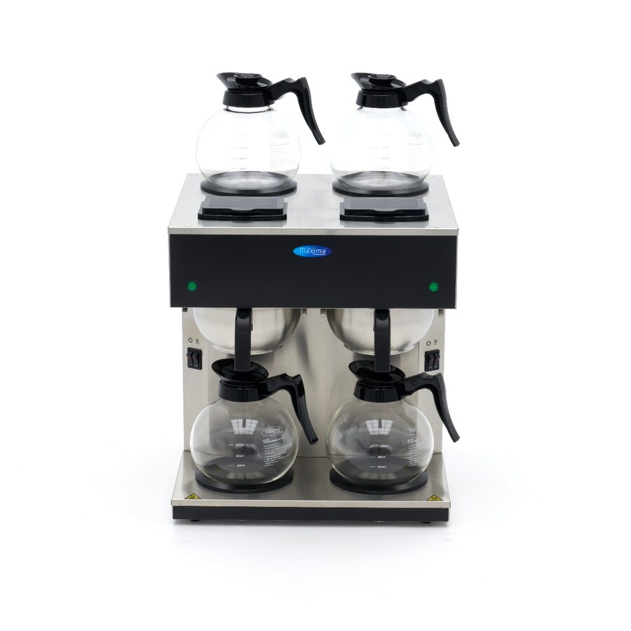 Maxima Filterkoffiezetapparaat · Dubbel · 2x 1,8 l · met Glazen Kan · 09365252