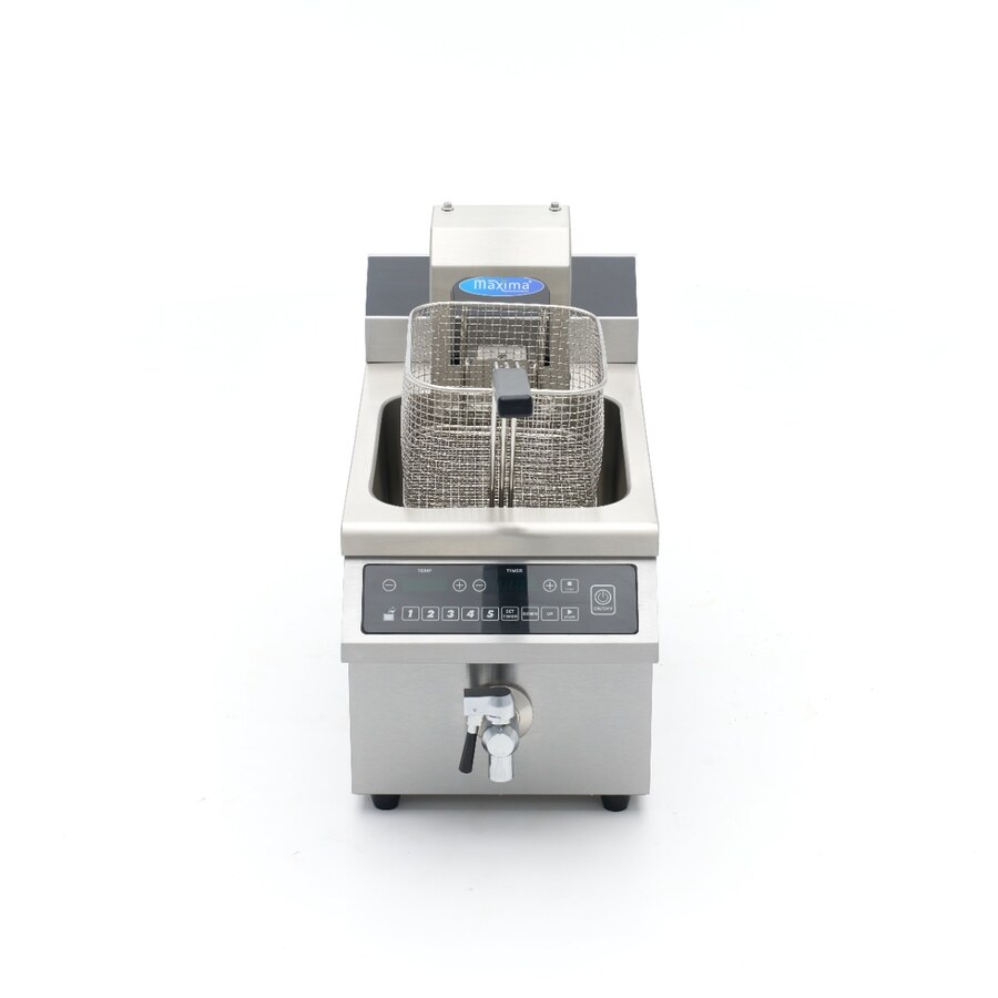 Maxima Frituurpan · 8 L · 1 Mand · Inductie · Liftsysteem · met Tapkraan · 09371450