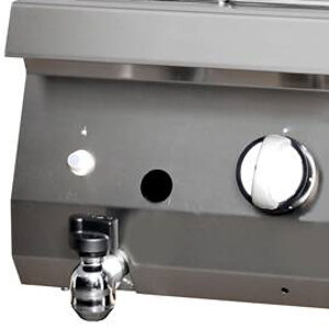 Maxima Heavy Duty Bain Marie · Einzeleinheit · 70 cm Tief · Gas · 09395005