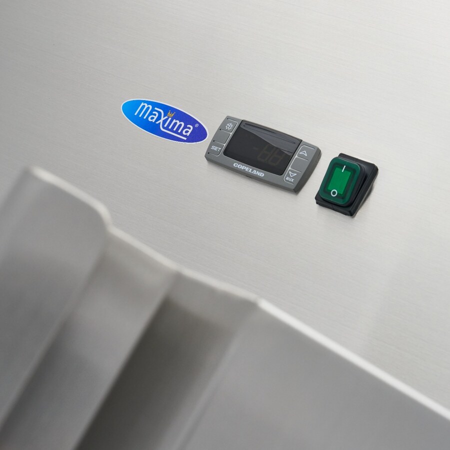 Maxima Kühlschrank · 1200 l · 6 Einstellbare Regale (2/1 GN) · Edelstahl · auf Rädern · 09400012