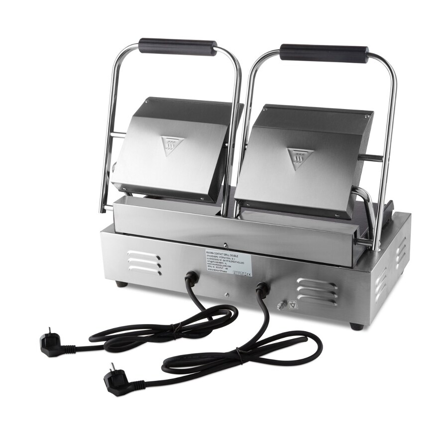 Maxima Kontaktgrill · Glatte · Doppelgrillplatte · 2 x 22 cm · 09300437