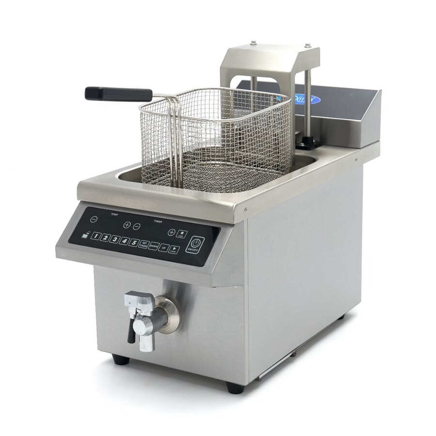 Maxima Frituurpan · 8 L · 1 Mand · Inductie · Liftsysteem · met Tapkraan · 09371450