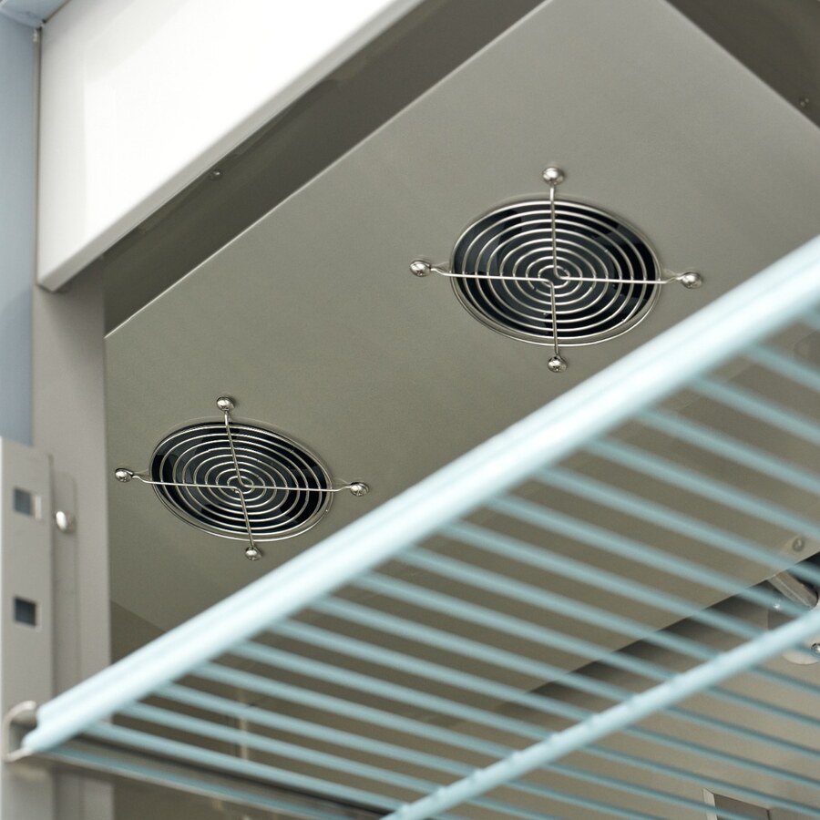 Maxima Kühlschrank · 1200 l · 6 Einstellbare Regale (2/1 GN) · Rostfreier Stahl · mit Glastür · 09400013