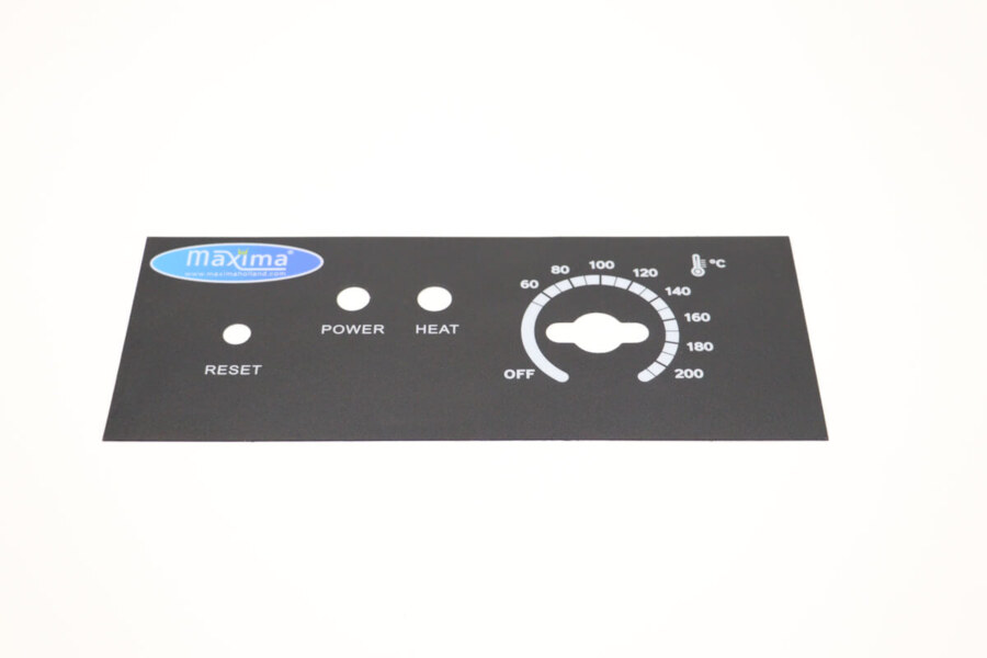 Maxima Friteuse 6L – Bedieningspaneelsticker 09365391