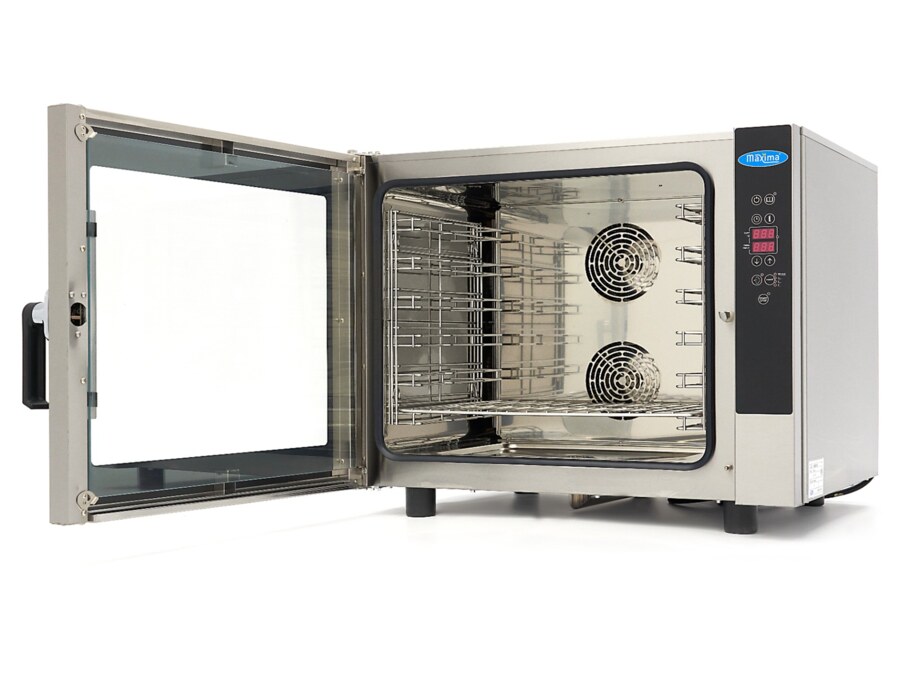 Maxima Combi · Dampfofen · Passt 6 Tabletts (1/1 GN / 60 x 40 cm) · Digital Anzeige · 400 V · 08500209