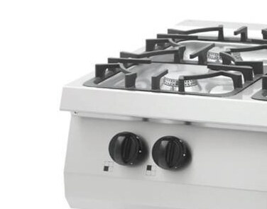 Maxima Heavy Duty Kochfeld · 4 Brenner · Doppeleinheit · 70 cm Tief · 30 kW · Gas · 09396119