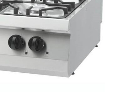 Maxima Heavy Duty Kochfeld · 4 Brenner · Doppeleinheit · 70 cm Tief · 27 kW · Gas · 09396118