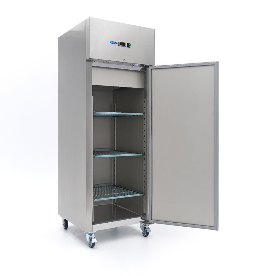 Maxima Kühlschrank · 600 l · 3 Einstellbare Regale (2/1 GN) · Rostfreier Stahl · auf Rädern · 09400003