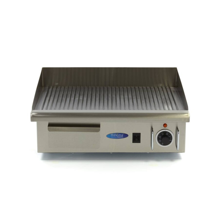 Maxima Grillplatte · Gerillt · 55 cm · inkl. Tropfschale · 09300070