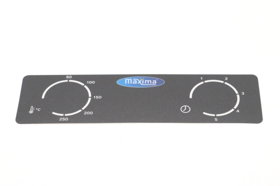 Maxima CONTROL PANEL STICKER – C 09374399