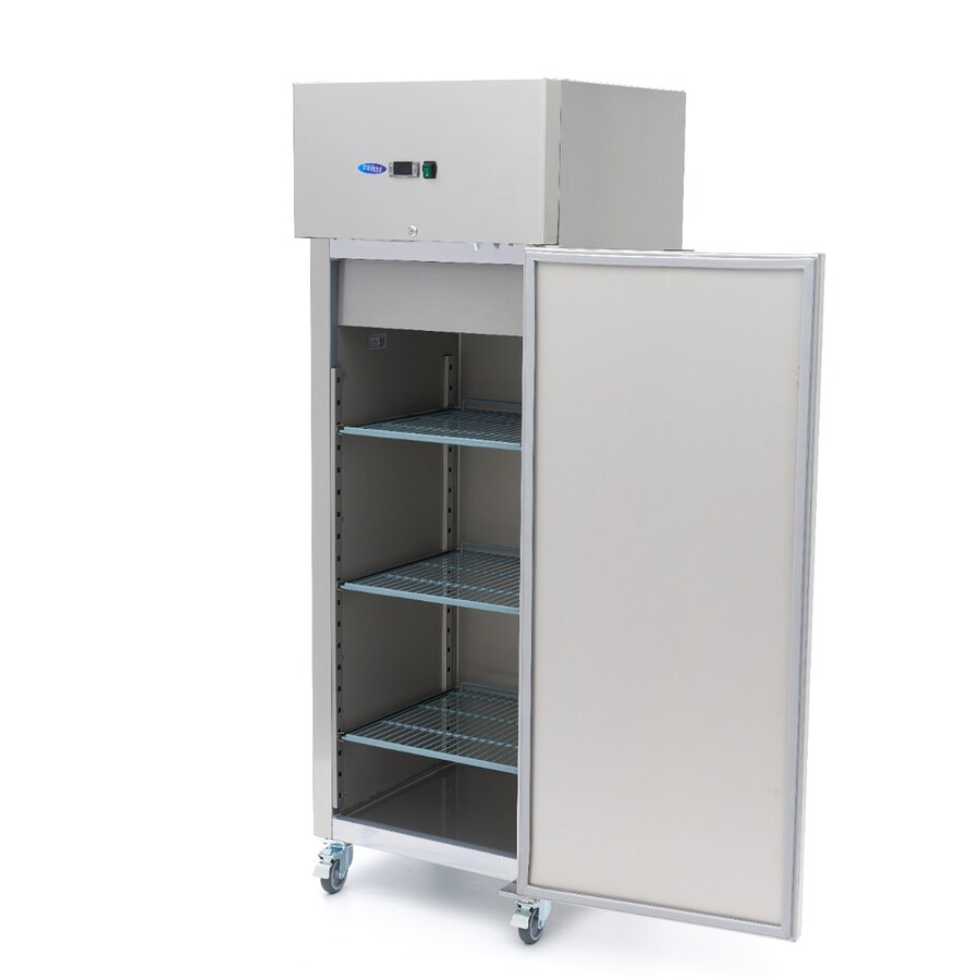 Maxima Kühlschrank · 400 l · 3 Einstellbare Regale · Rostfreier Stahl · auf Rädern · 09400131