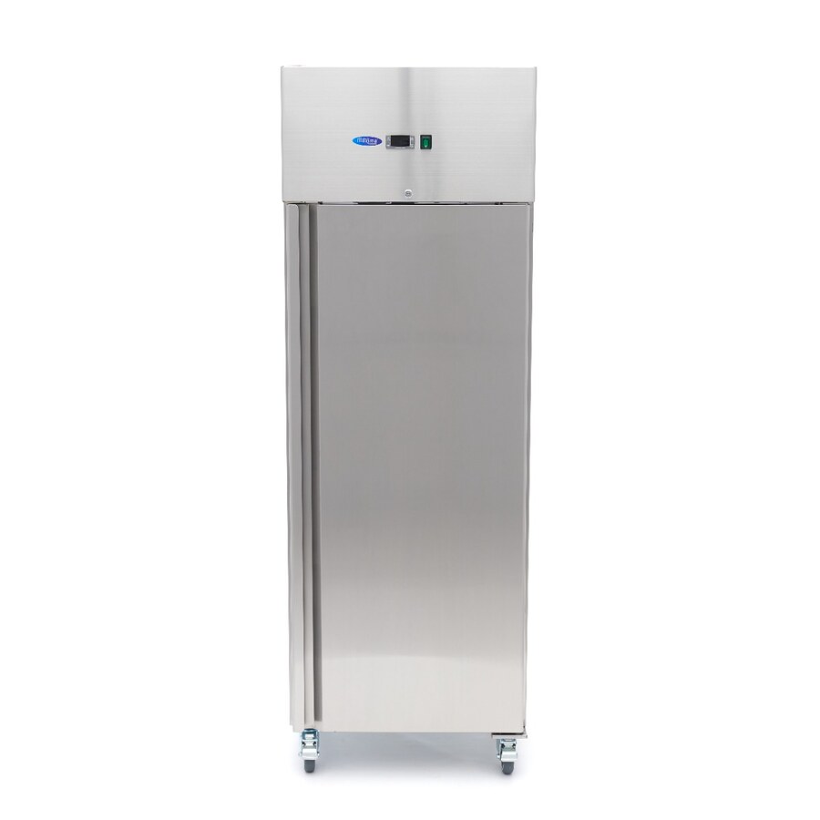 Maxima Kühlschrank · 400 l · 3 Einstellbare Regale · Rostfreier Stahl · auf Rädern · 09400131