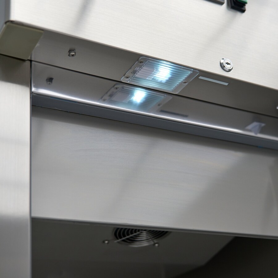 Maxima Kühlschrank · 400 l · 3 Einstellbare Regale · Rostfreier Stahl · auf Rädern · 09400131