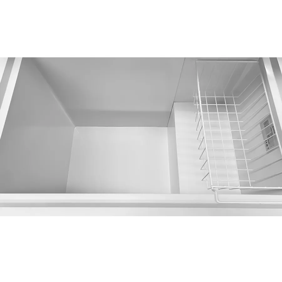 Gefriertruhe 358L Weiß Edelstahldeckel -18°C bis -25°C statisch