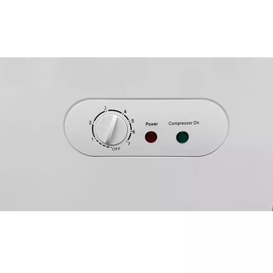 Gefriertruhe 358L Weiß Edelstahldeckel -18°C bis -25°C statisch