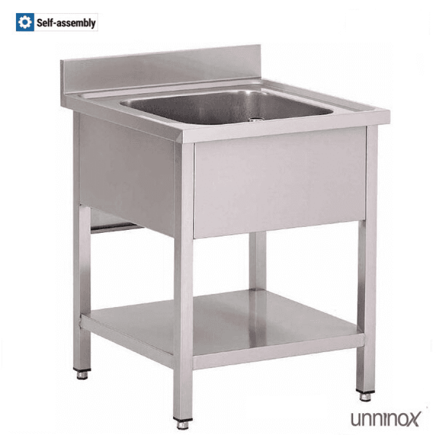 Spülschüssel 800x700x850 mm – großes Becken 500x500x300 mm