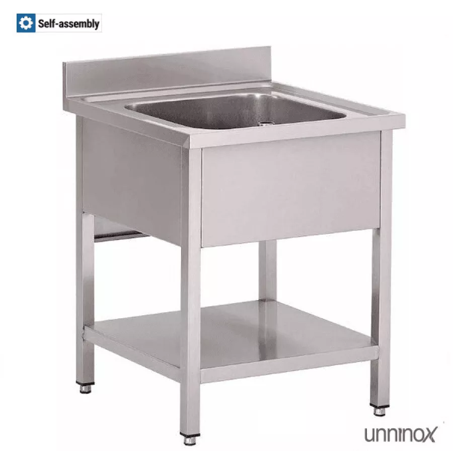 Spülschüssel 800x700x850 mm – großes Becken 500x500x300 mm