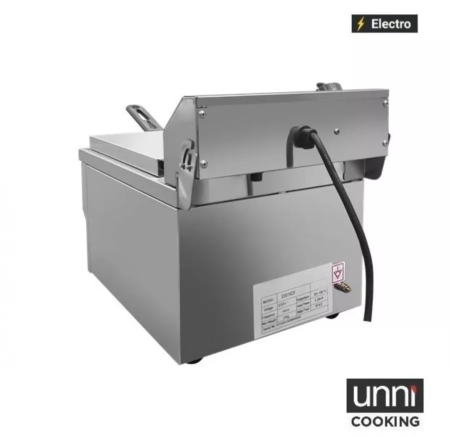 Elektrofritteuse 8L mit Ablasshahn und Temperaturregelung