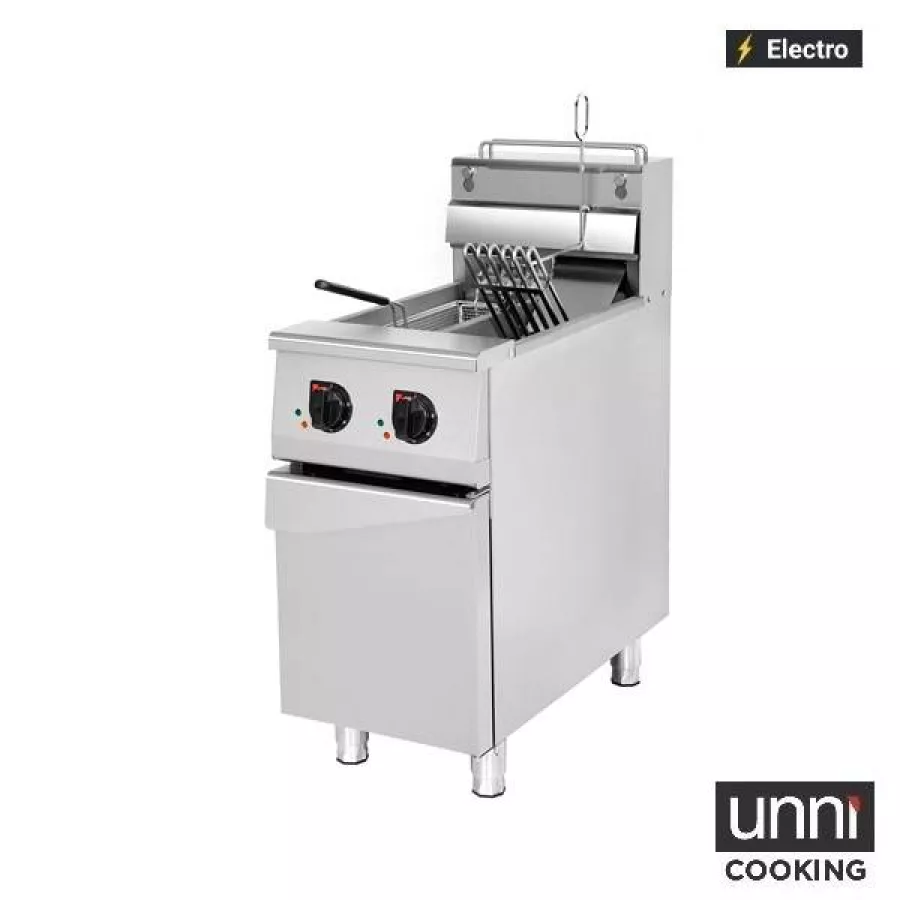 Elektrofritteusen 2x12,5L Edelstahl Doppelbecken