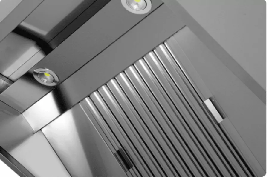 Dunstabzugshaube B2500xD950xH400 Wandmontage