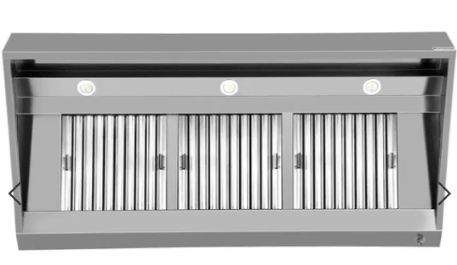Dunstabzugshaube B2500xD950xH400 Wandmontage