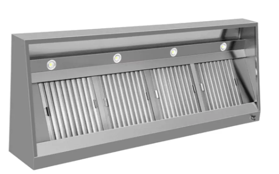 Dunstabzugshaube B2500xD950xH400 Wandmontage