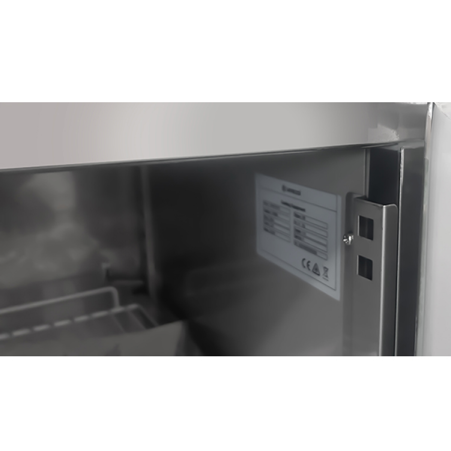 Kühltisch 4 Türen ohne Aufsatz 2230x700x850mm R290 Zwangsgekühlt