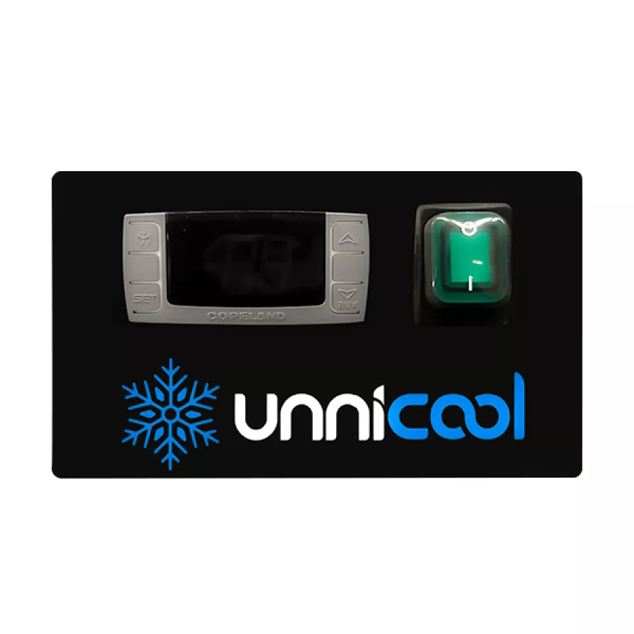 Kühltisch 4 Türen ohne Aufsatz 2230x700x850mm R290 Zwangsgekühlt