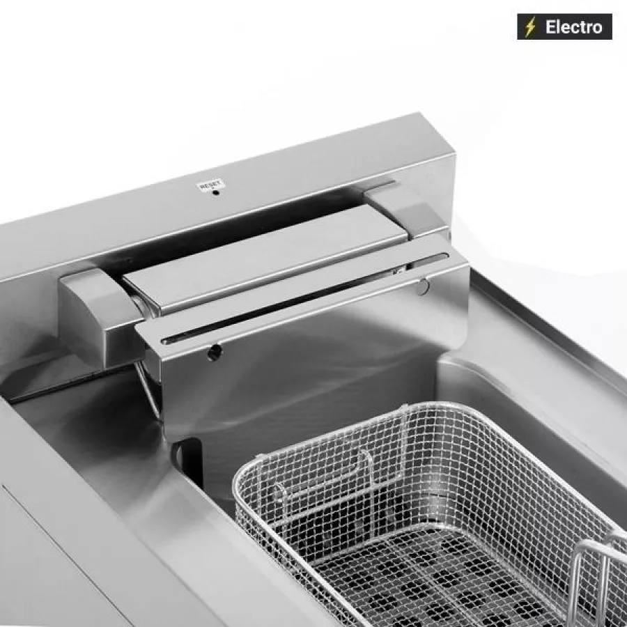 Fritteuse UnniCooking 650 LINE 1x10L – Kaltzone, Ablasshahn