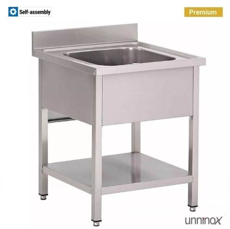 Spülbecken 1 Becken 80x70x85 cm robust