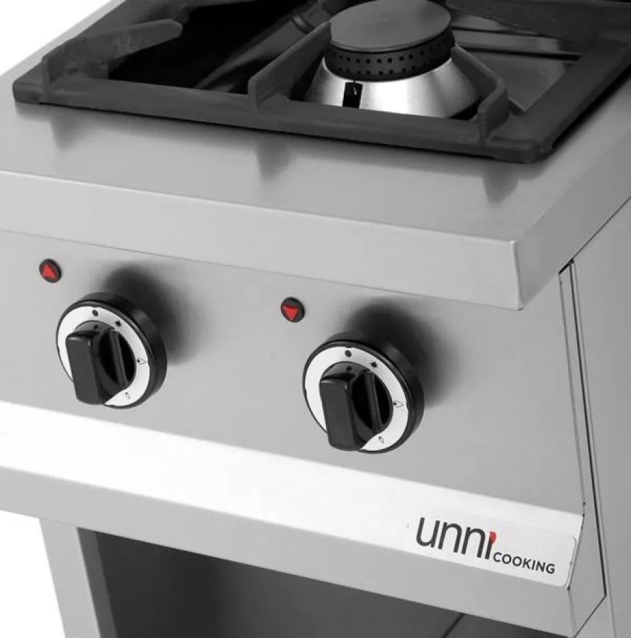 Gaskocher OCK-2 mit 6,5 kW Doppelbrenner und Zündflamme