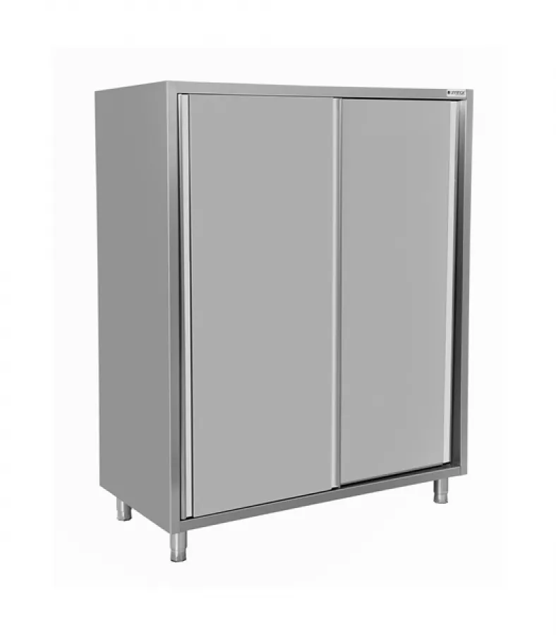 Geschirrschrank 1400x600x1800mm 2 Schiebetüren 3 Regalböden