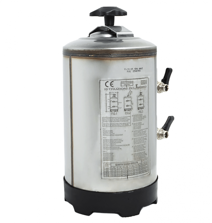 Wasserenthärter 8 Liter – Kompakte Profi-Lösung aus Edelstahl AISI 304