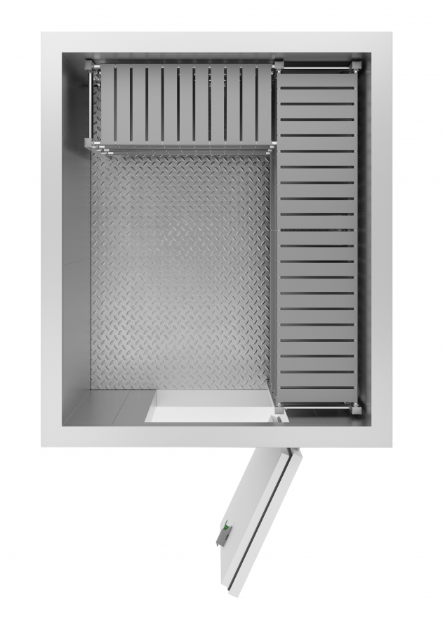 Kühl/Frierzell 1660x1960x2200 mm | 5,1 m³ Kühlzelle mit 100 mm