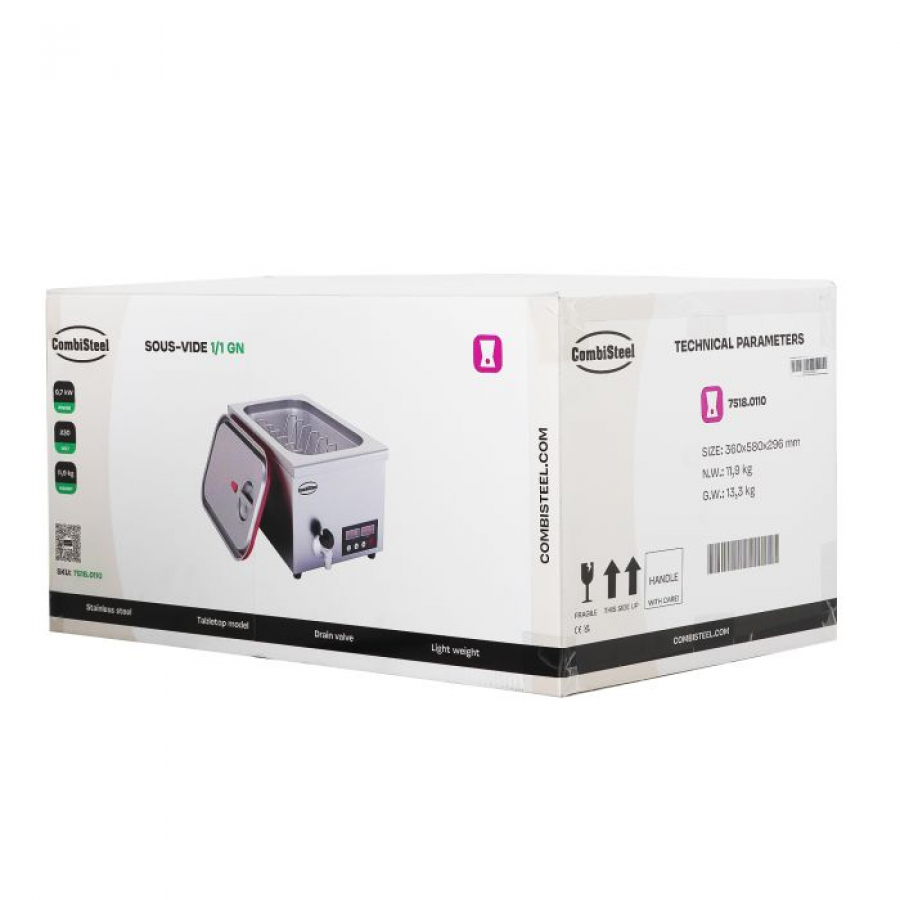 Sous-Vide 1/1GN 24 Liter | 580x360x296 mm