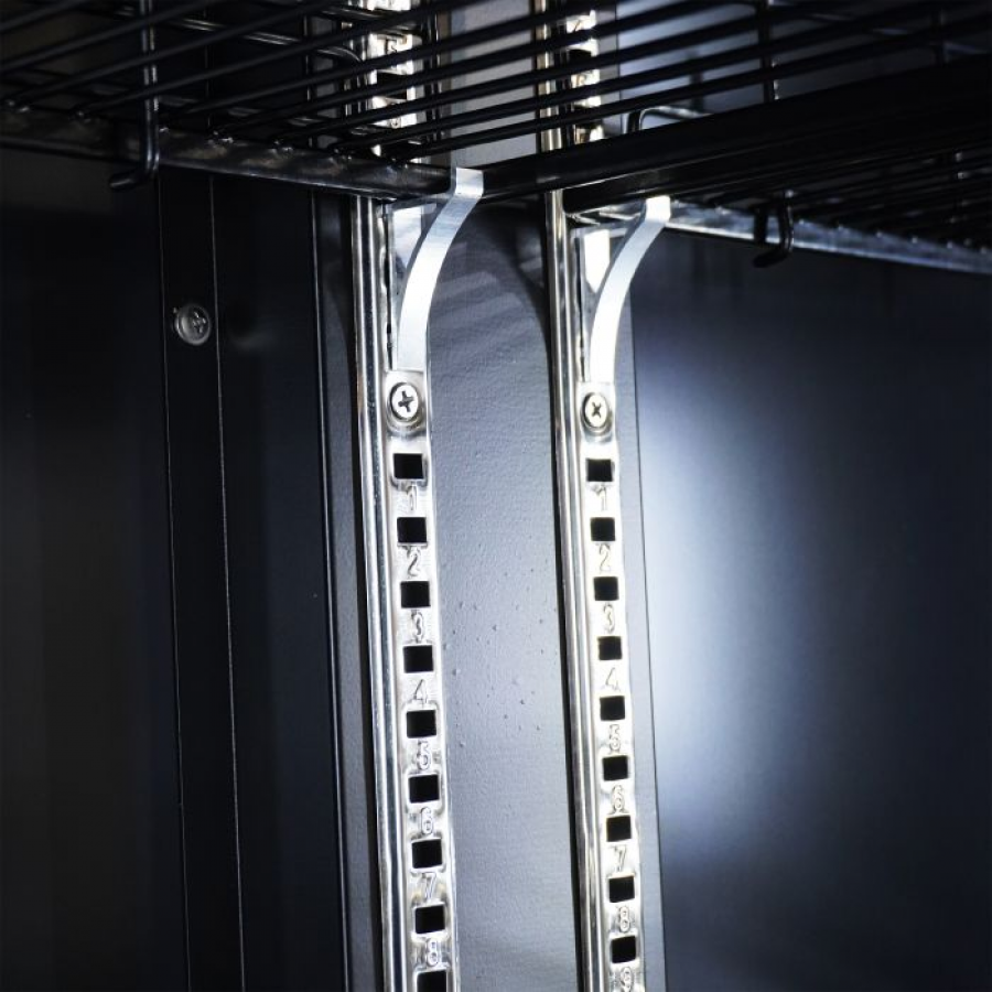 Kühlschrank 2 Glastüren Schwarz 758L | 1100x600x1980 mm