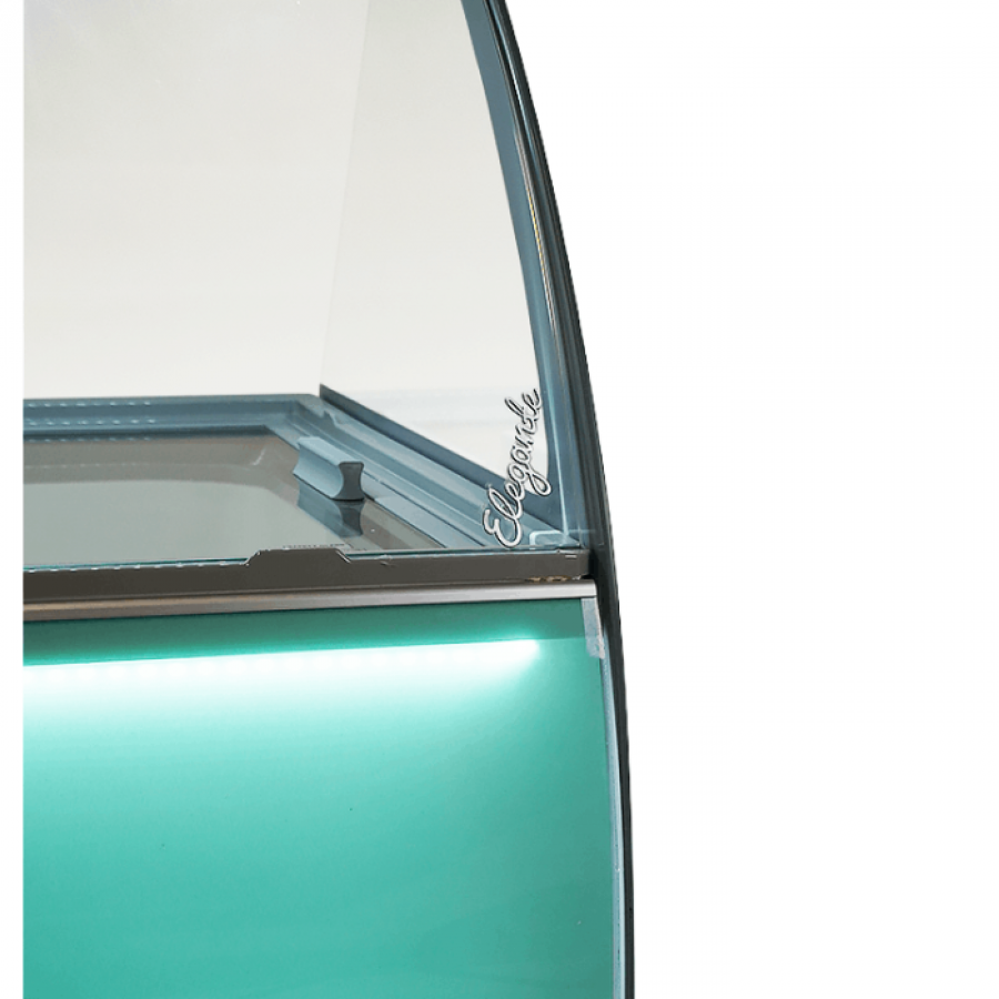 Speiseeisvitrine Bali Weiß 9x5 Liter 1192x825x1257