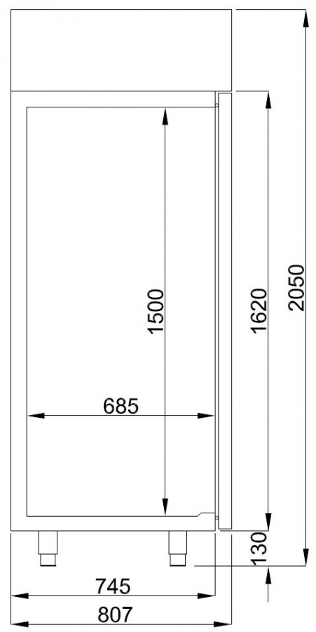 Tiefkühlschrank Edelstahl 1400 Liter Energy Line – COMBISTEEL