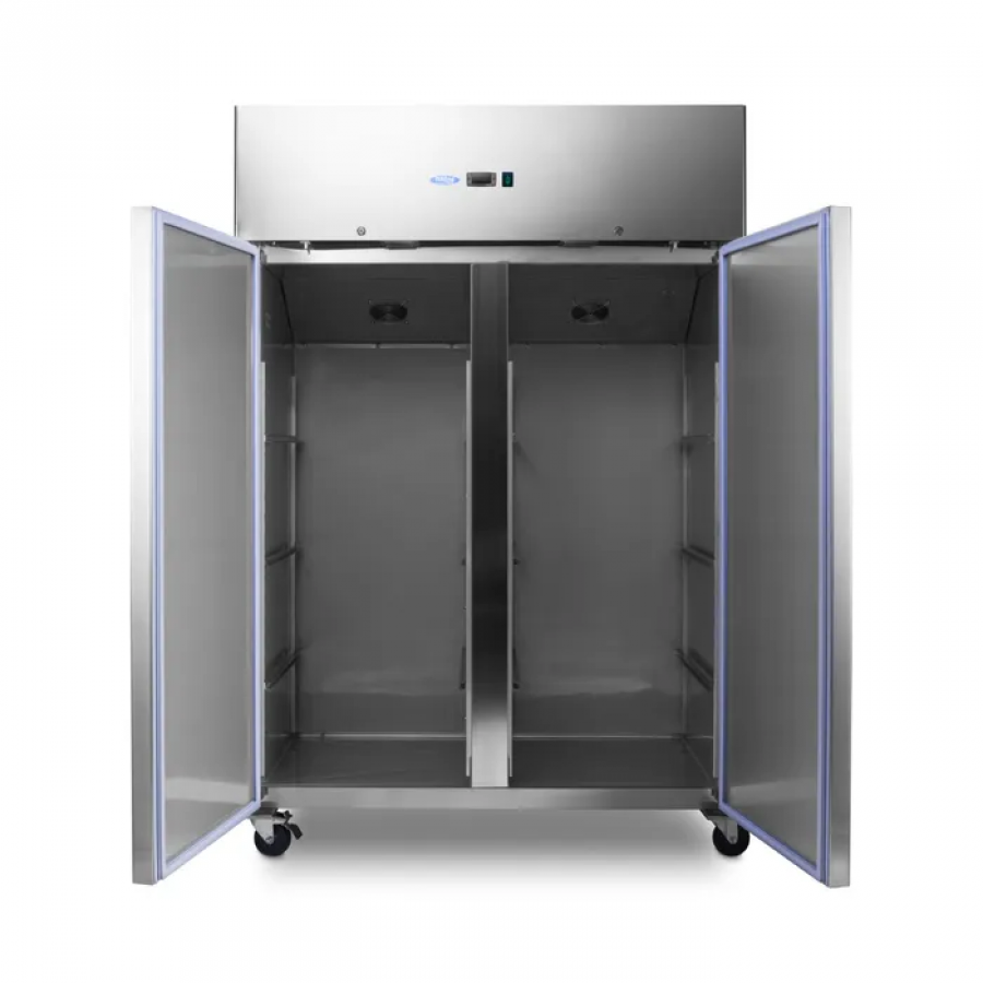 Gastro Gefrierschrank 800 Liter mit 2 Türen und 6 Rosten