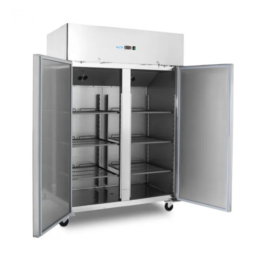 Gastro Gefrierschrank 800 Liter mit 2 Türen und 6 Rosten